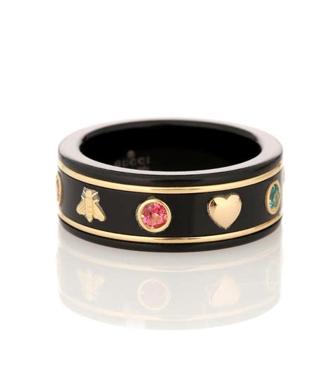 gucci rings black|gucci icon ring with gemstones.